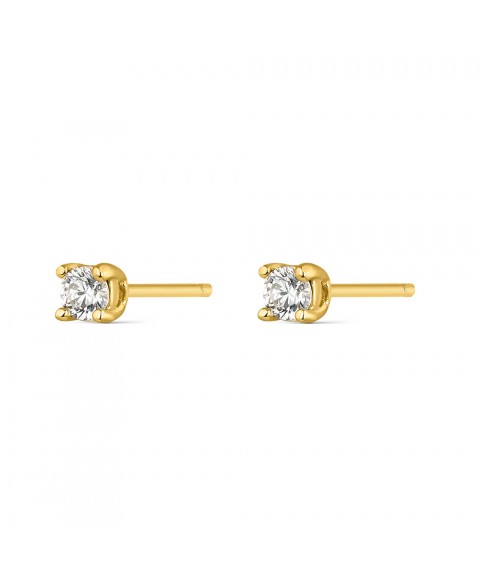 Pendientes Leticia 3 mm Oro