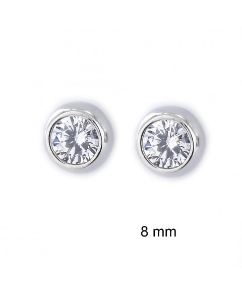 Pendientes Sofia 8 mm Plata