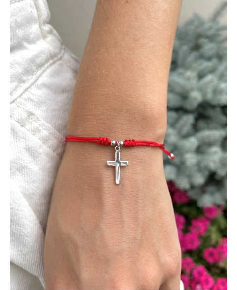 Pulsera de hilos de seda...