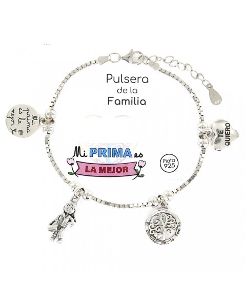 Pulsera Familia Prima Plata
