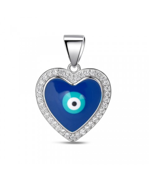 Colgante Ojo Azul Plata