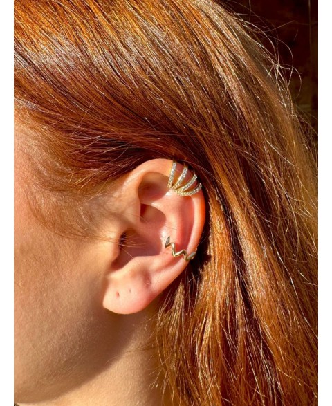 Ear cuff Latido Oro 12 mm