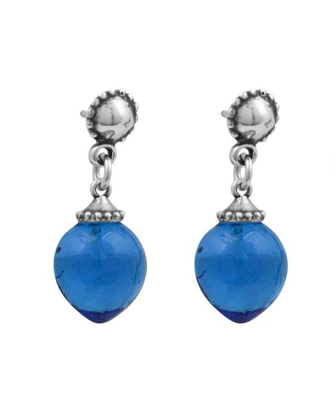 Pendientes azul Rania Ciclón