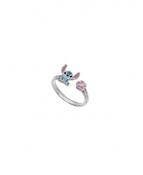 Anillo Stitch Disney Plata