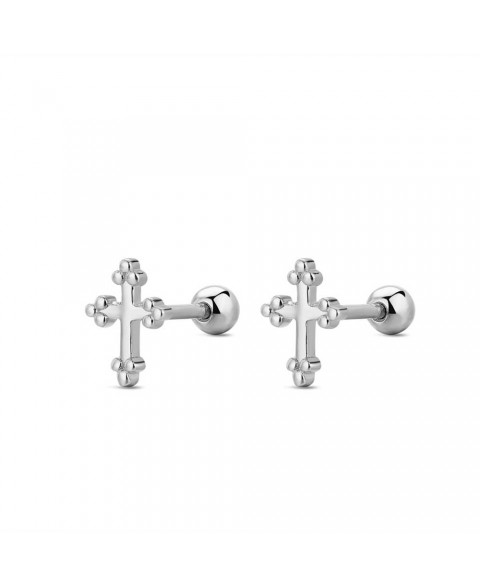 Piercing Cruz Plata 0.7 cm 