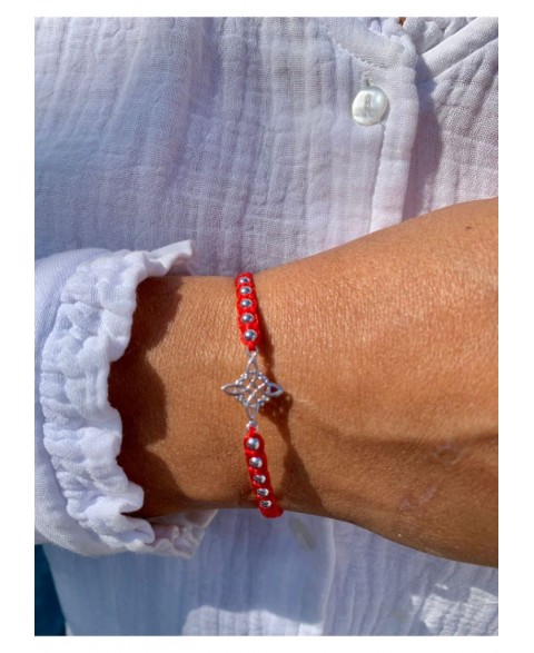 Pulsera Hilo Rojo Nudo de...