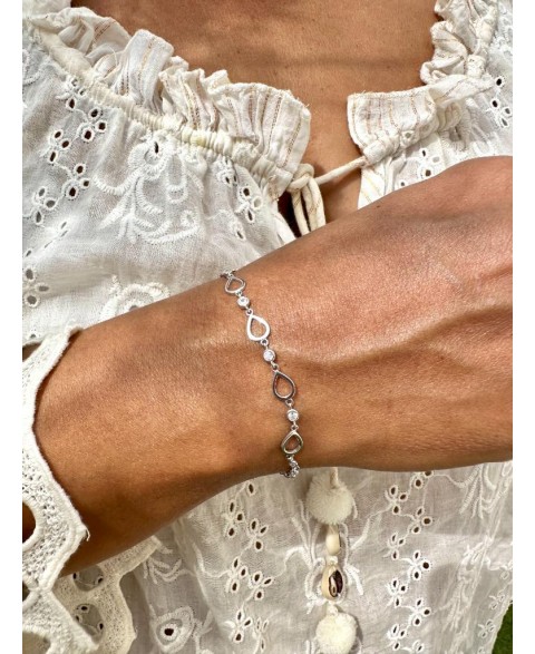 Pulsera Gotas y Circonitas...