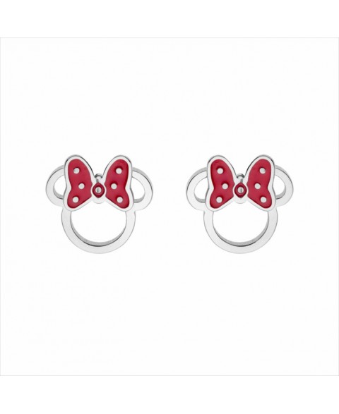 Pendientes Minnie Lazo Rojo...