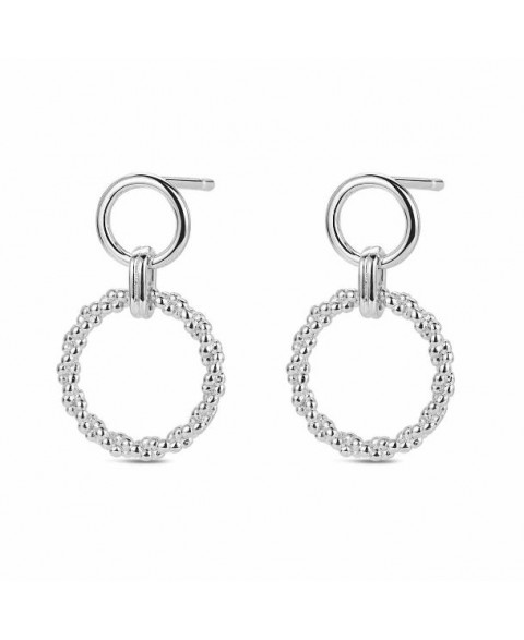 Pendientes Nonita 2,8 cm Plata