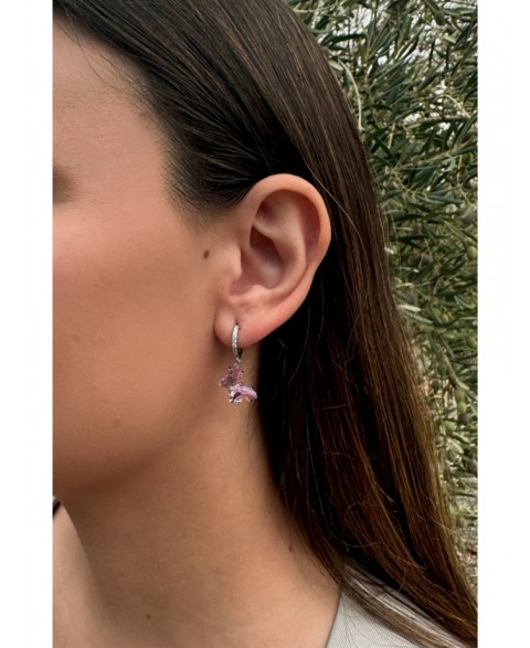 Pendientes Aro Mariposa...