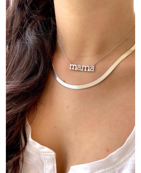 Collar Snake Plata