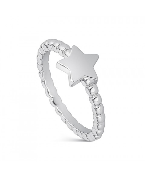 Anillo estrella Capricho Plata