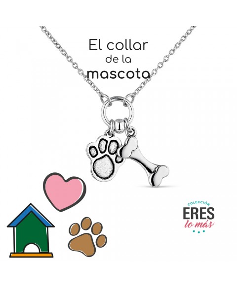 Collar Plata Eres lo mas...