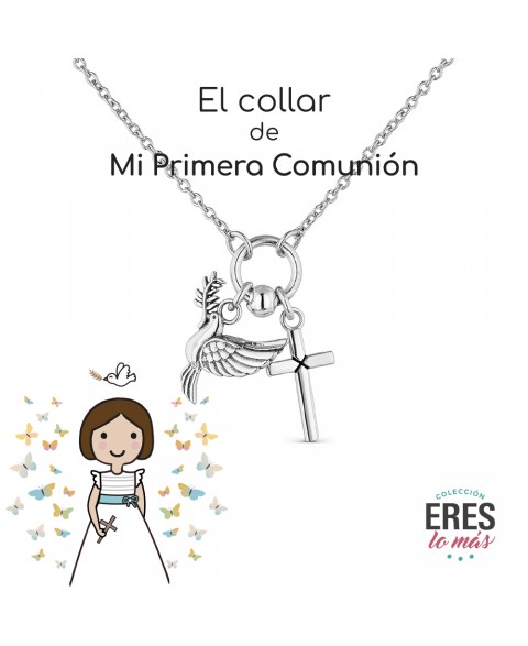 Collar Plata Eres lo mas...