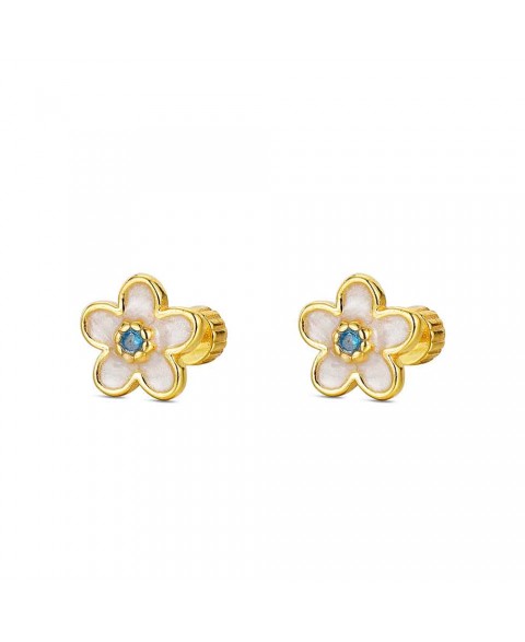 Pendientes Flor Circonita...