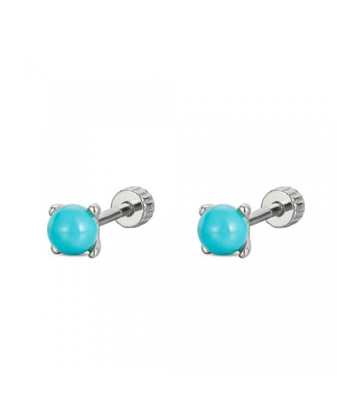 Pendientes Bebé Bolita Azul...