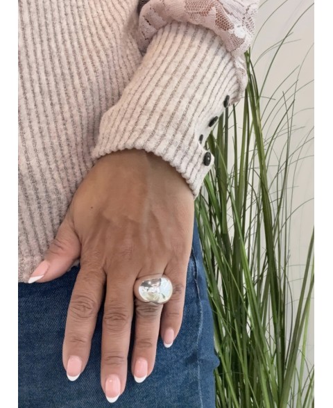 Anillo Bombé Plata