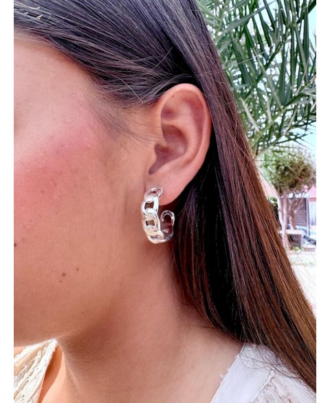 Pendientes Aro Eesha Plata