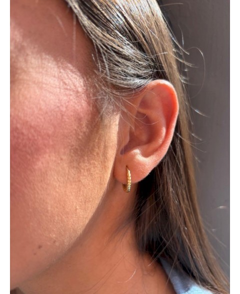 Pendientes Aro Rizados 1.5...