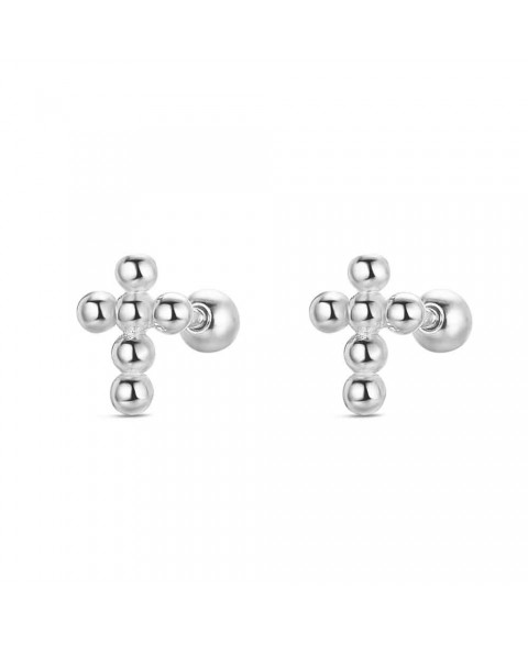 Piercing Cruz 7 mm Plata