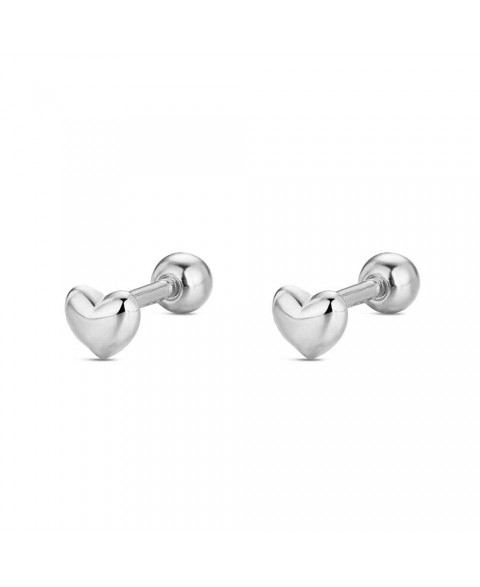 Piercing Corazón Plata 7 mm...