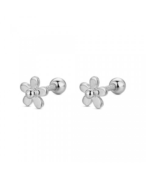 Piercing Flor Plata Chapada...