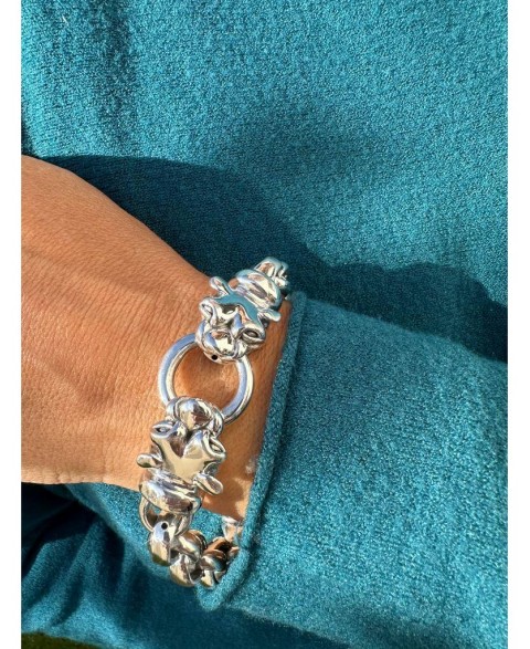 Pulsera Pantera Rolo Plata