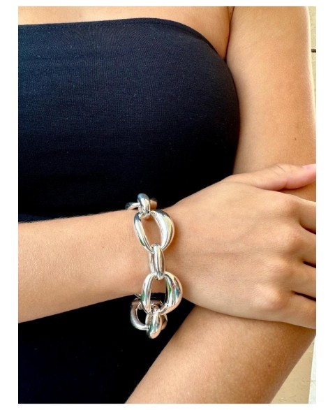 Pulsera Lidia Plata