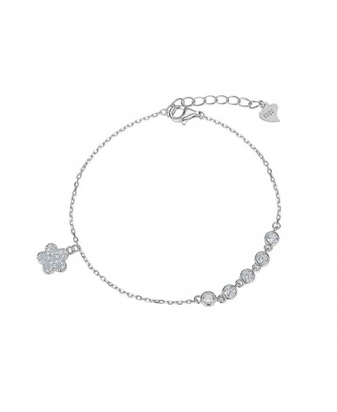 Pulsera Flor con Circonitas...