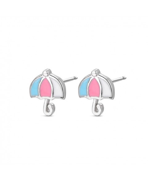 Pendientes Paraguas Rosa y...