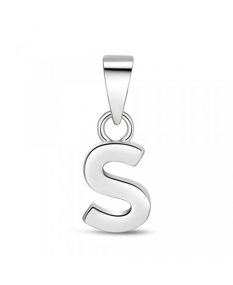 Colgante Inicial S Plata