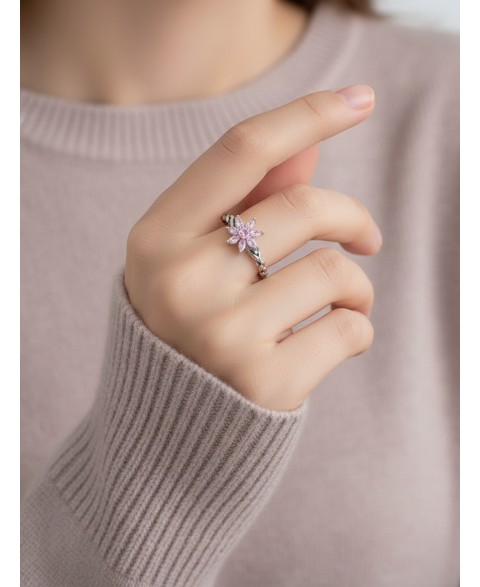 Anillo Flor Rosyta...