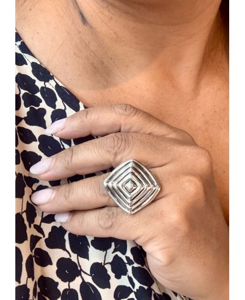 Anillo Cometa Plata