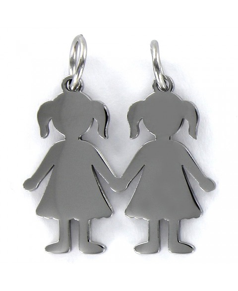 Colgante De Acero Pareja...