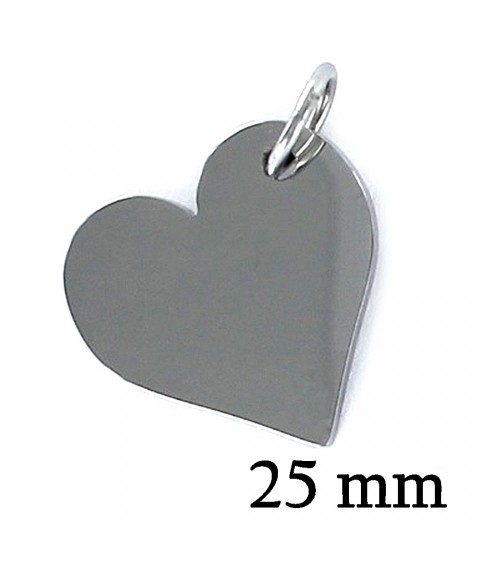 Colgante De Acero Corazón...