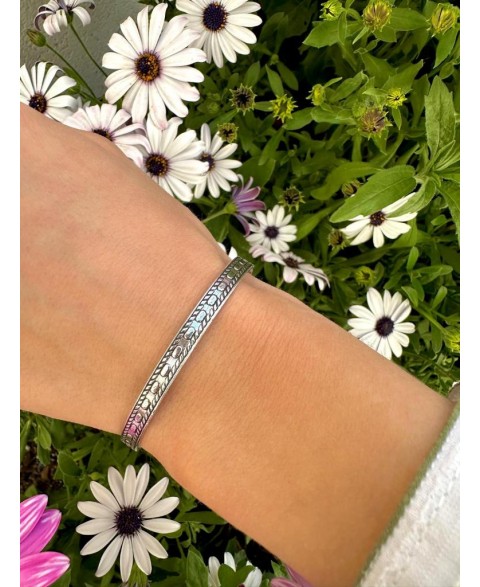 Brazalete Narcisa Plata