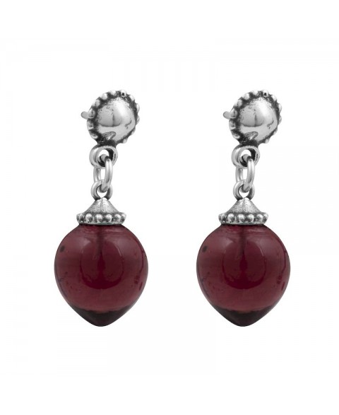 Pendientes morado Rania Ciclón