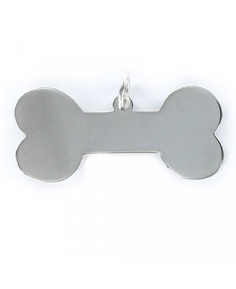 Colgante de plata hueso...