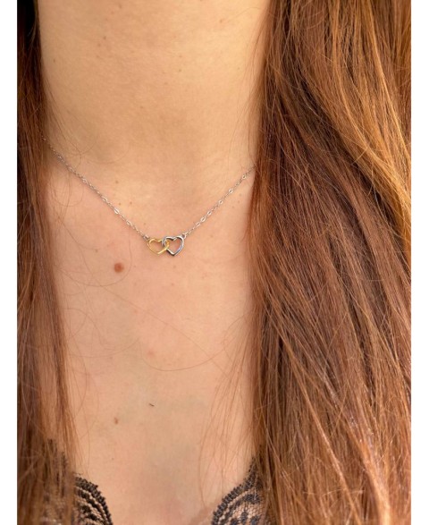 Collar Corazones Unidos...