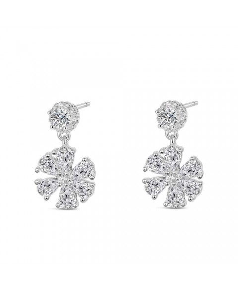 Pendientes Flor de Cristal...