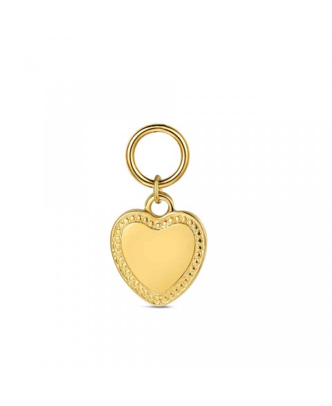 Charm Corazón Acero Chapado...