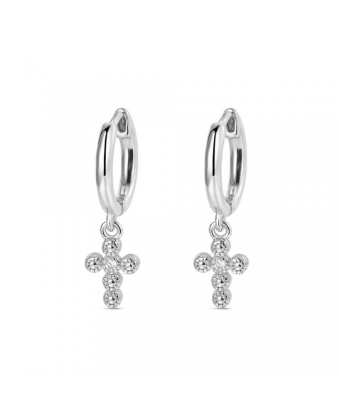 Pendientes Aro Cruz Sacra...