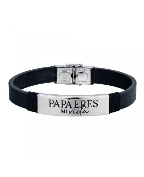 Pulsera Papá Eres Mi Vida...