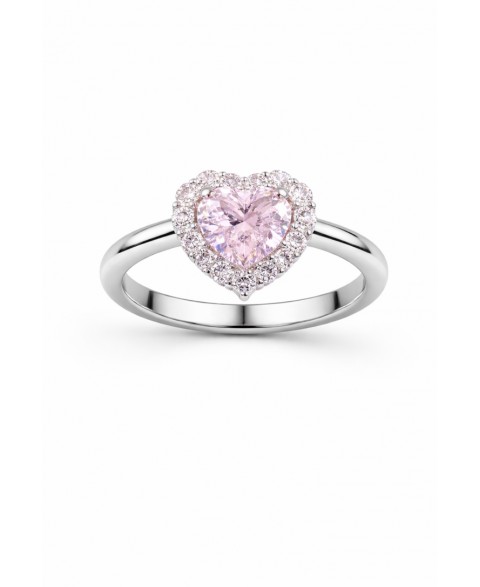 Anillo Corazón Rosa con...