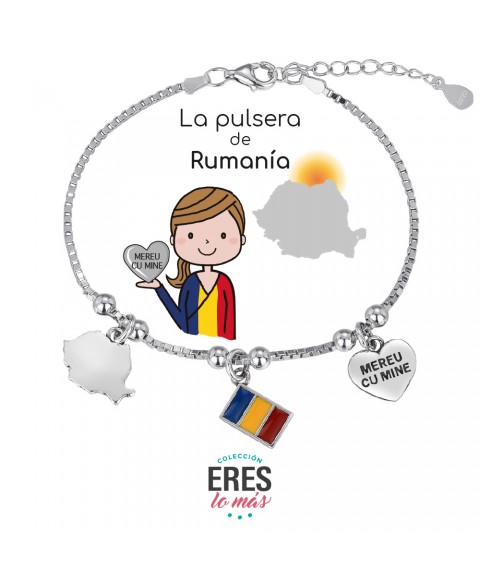 Pulsera Plata Eres Lo Más...