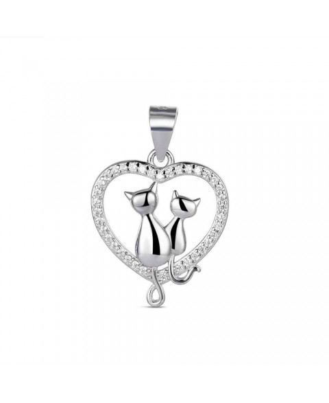 Collar Corazón Gatos...