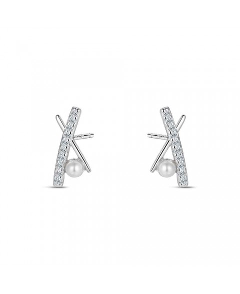 Pendientes Aspa Circonitas...