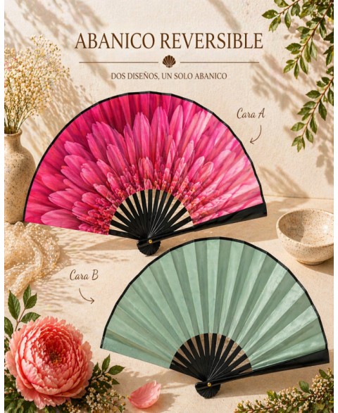 Abanico Italiano Alma Rosada