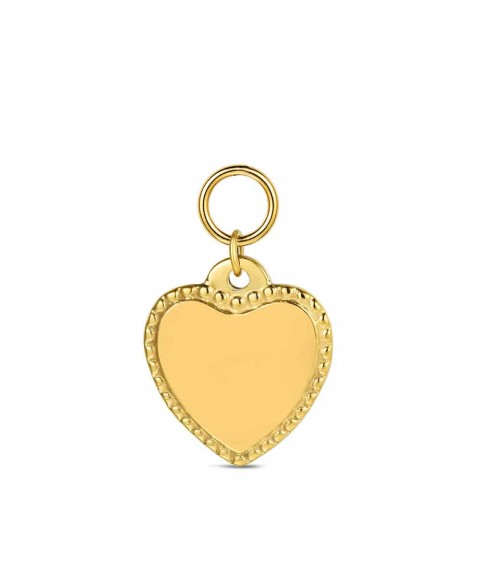 Charm Corazón Acero Chapado...