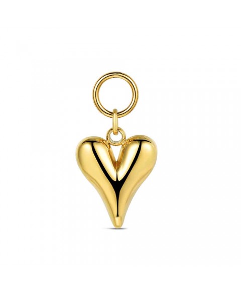 Charm Corazón Acero Chapado...